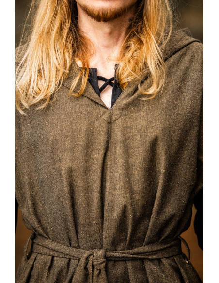 Tunique médiévale à capuche modèle...