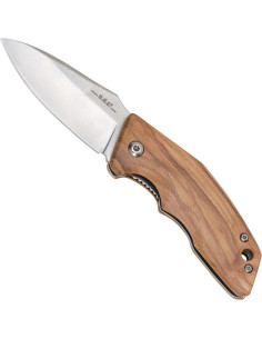 Couteau E.D.C. modèle Downtown, bois d'olivier (6,5 cm.)