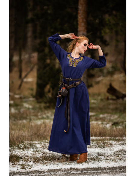 Robe viking longue modèle Aslaug,...