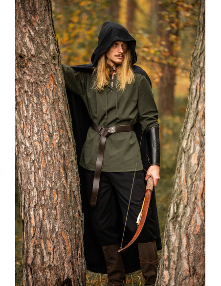 Cape médiévale à capuche modèle...