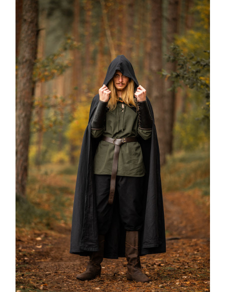 Cape médiévale à capuche modèle...