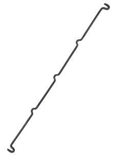 Barre d'acier pour trépieds, forgée à la main, environ...