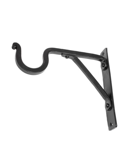 Grand crochet mural, forgé à la main