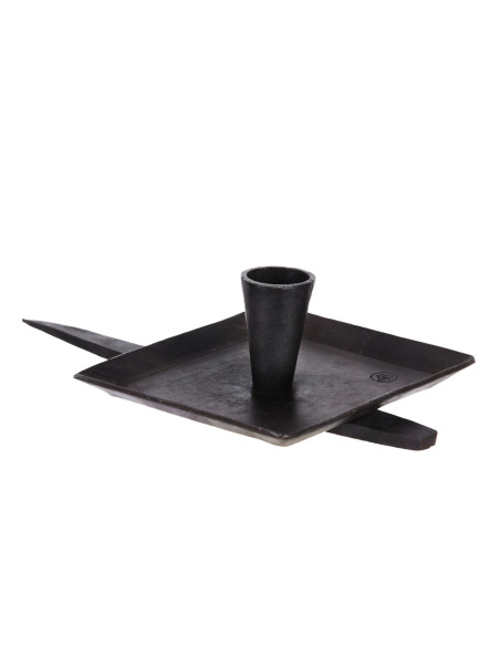 Chandelier mural 1 bougie, forgé à la...