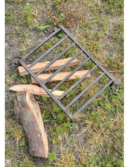 Grille médiévale forgée à la main, 37...