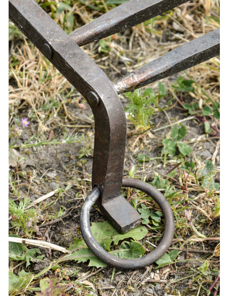 Grille médiévale forgée à la main, 37...