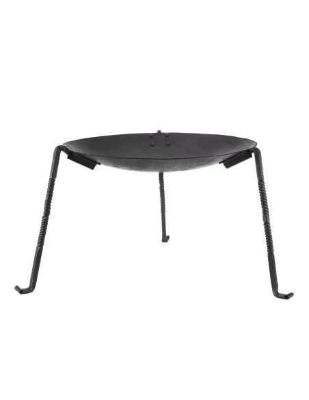 Brasero médiéval avec pieds amovibles