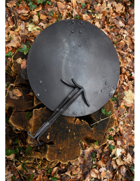 Brasero médiéval avec pieds amovibles