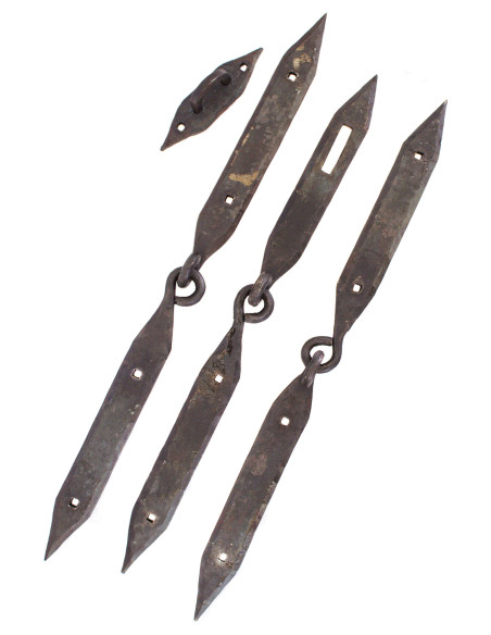 Ferrures de coffre viking, ensemble...