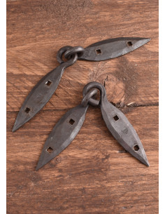 Hinges de coffre viking forgés à la main 2