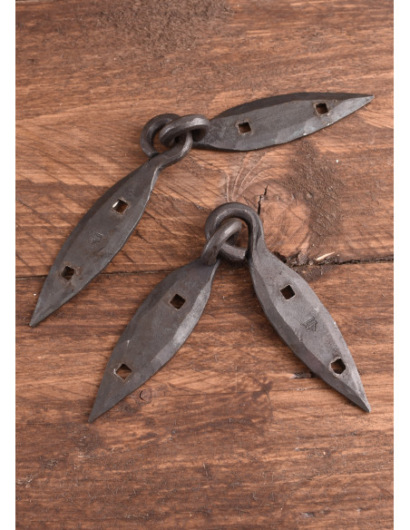 Hinges de coffre viking forgés à la main