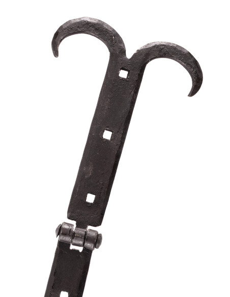 Charnière de coffre médiéval, acier...