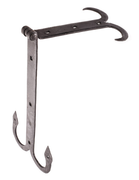 Charnière de coffre médiéval, acier...