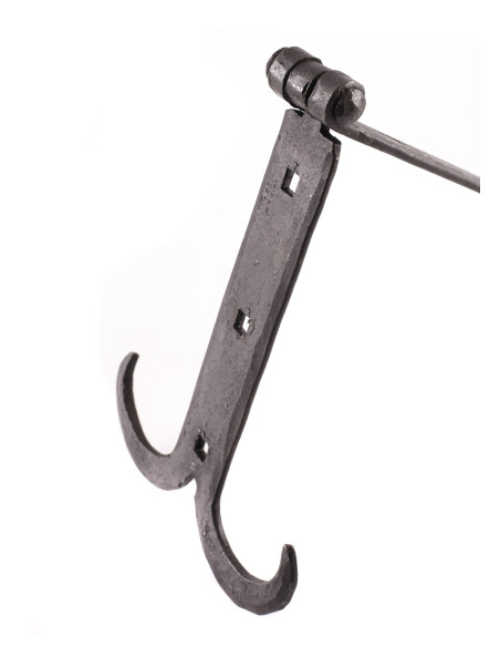 Charnière de coffre médiéval, acier...