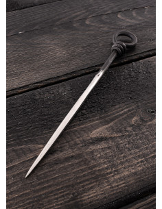 Brochette médiévale à manger, forgé à la main en acier...