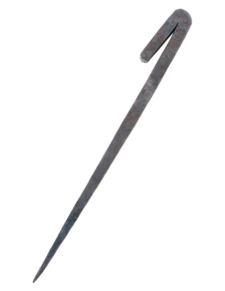 Piquet de tente en acier forgé (25 cm).