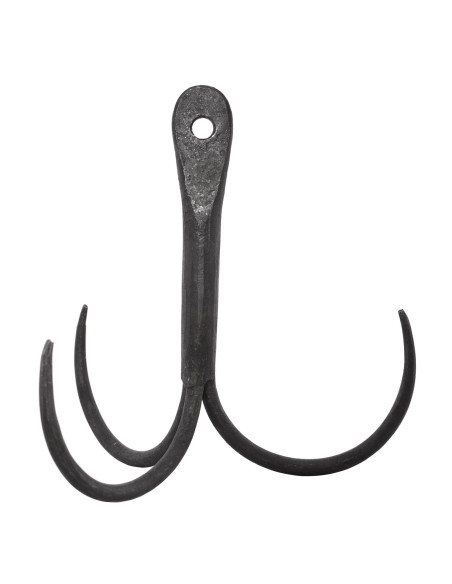 Crochet médiéval de prise, acier...