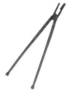 Pince à forge, forgée à la main, 45 cm.