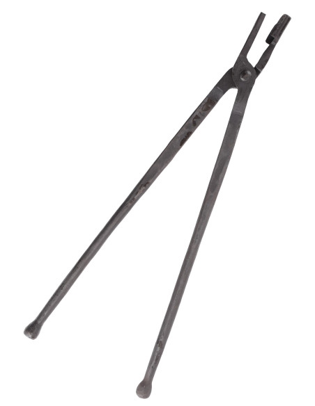 Pince à forge, forgée à la main, 45 cm.