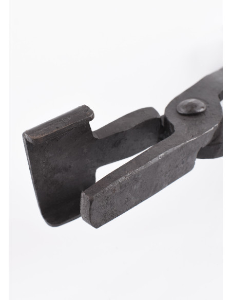 Pince à forge, forgée à la main, 45 cm.