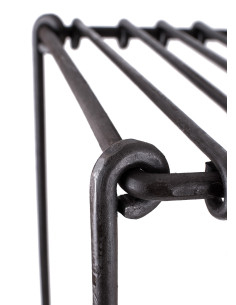 Grille et grille de cuisson pliables, forgées à la main 2