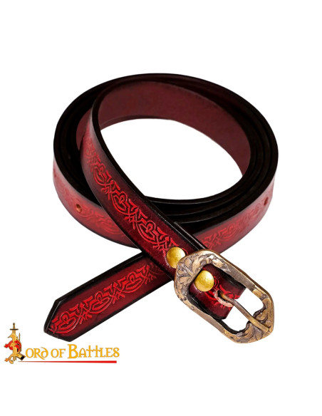 Ceinture médiévale artisanale en...