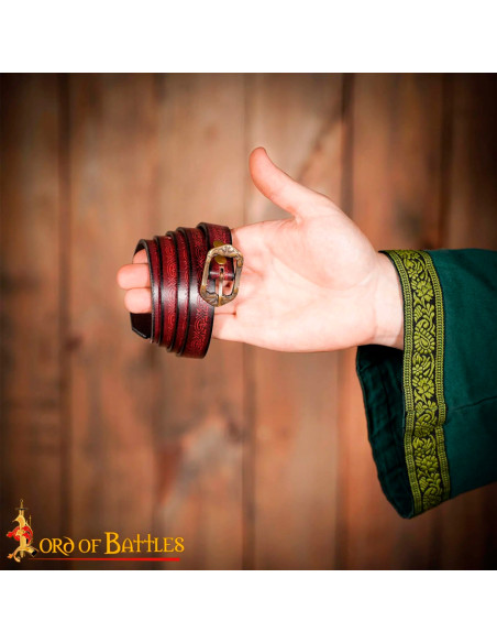 Ceinture médiévale artisanale en...