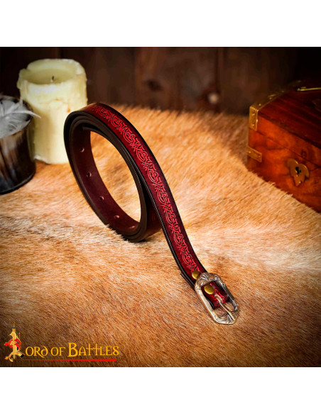 Ceinture médiévale artisanale en...
