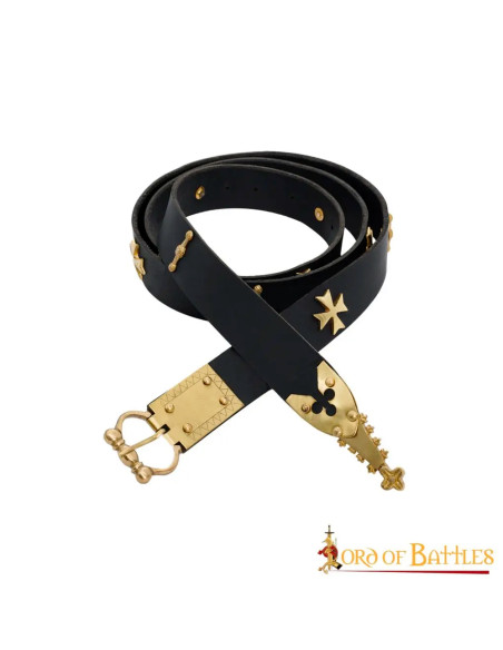 Ceinture médiévale en cuir avec...