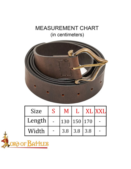 Ceinture médiévale Renaissance boucle...