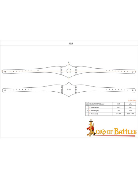 Ceinture en cuir Royal Huntress, cuir...