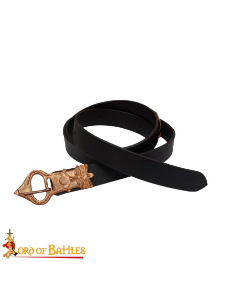 Ceinture médiévale saxonne boucle de...