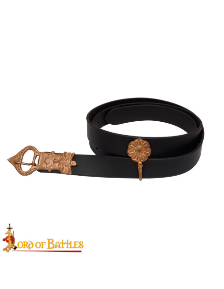 Ceinture médiévale saxonne boucle de...