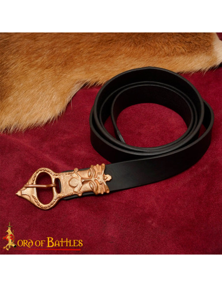 Ceinture médiévale saxonne boucle de...