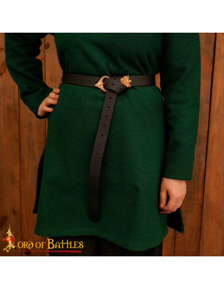 Ceinture médiévale saxonne boucle de...