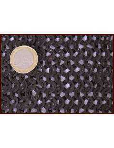Protection pour jambe en mailles, anneaux rivetés (8 mm). 2
