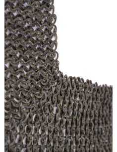 Protector de cou de haubert, anneaux plats de 9 mm. 2