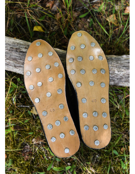 Chaussures médiévales hautes à lacets
