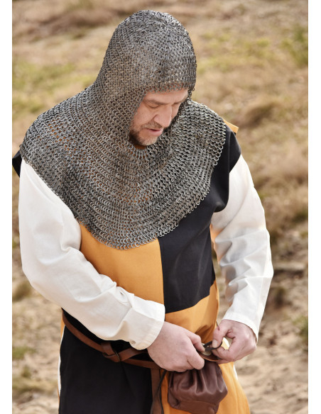 Guêtre médiévale à anneaux plats soudés