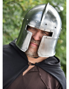 Barbuta italienne fonctionnelle, année 1440