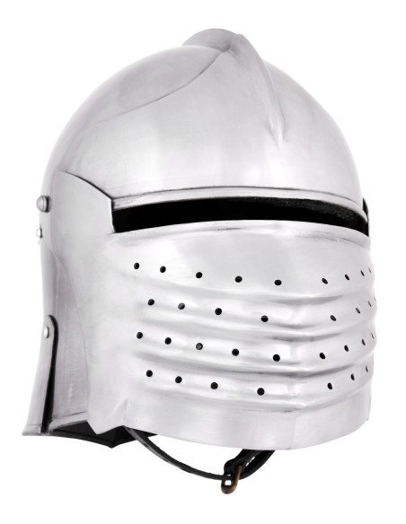 Coiffe médiévale avec visière, année...