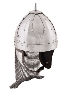 Casque Spangenhelmet avec protège-oreilles et Aventail