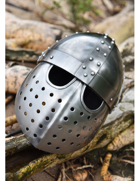 Casque Crusader Spangenhelm avec visière