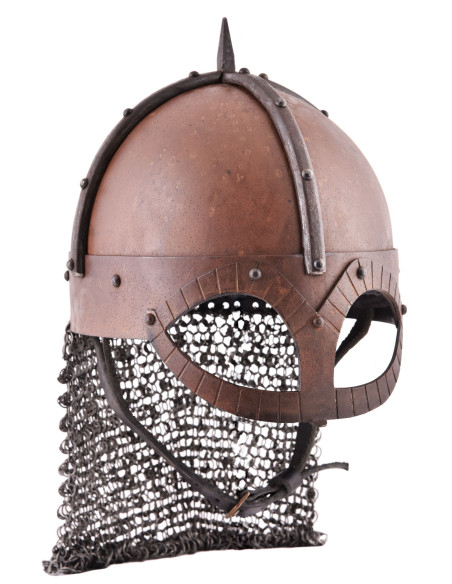 Casque viking Gjermundbu avec cotte...