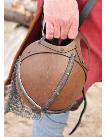 Casque viking Gjermundbu avec cotte...