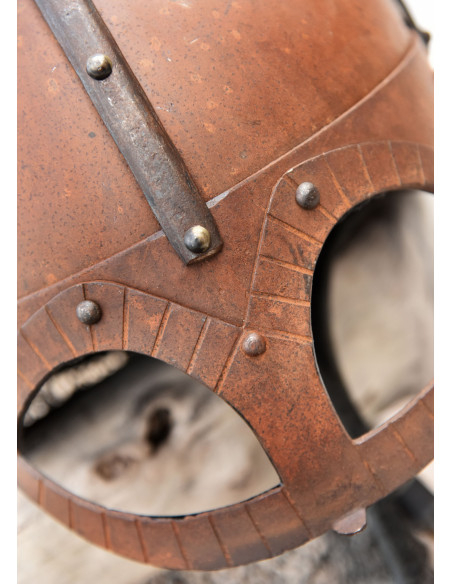 Casque viking Gjermundbu avec cotte...