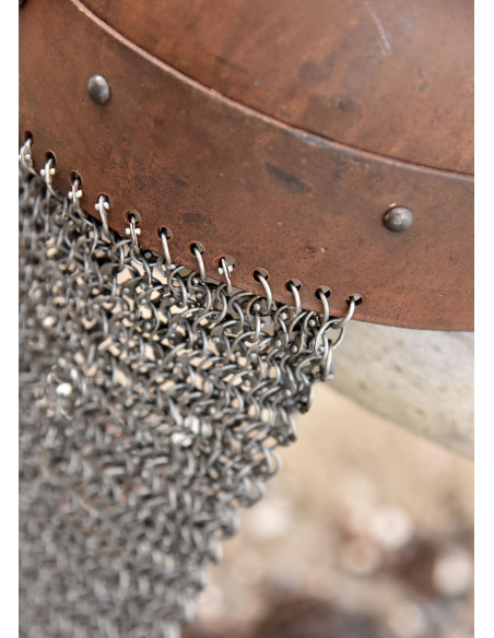 Casque viking Gjermundbu avec cotte...