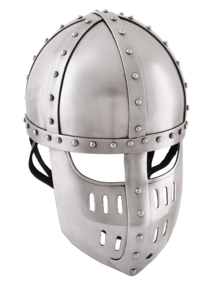 Casque Spangenhelmet avec visière