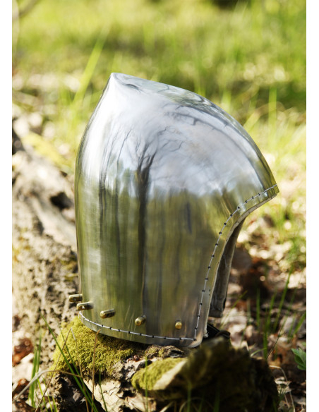 Bacinete fonctionnelle XIVe siècle, 2mm.