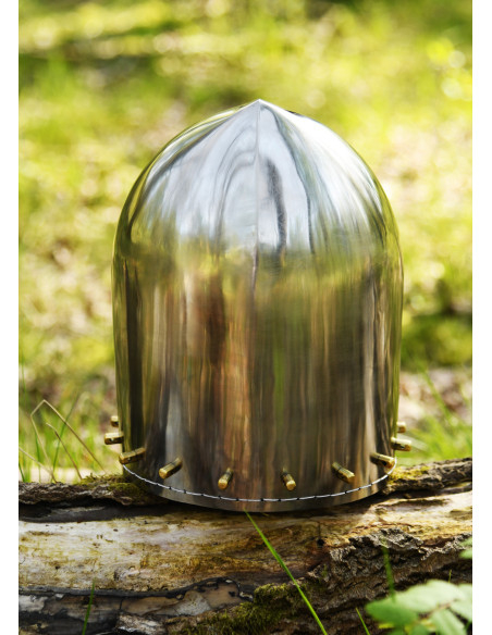 Bacinete fonctionnelle XIVe siècle, 2mm.